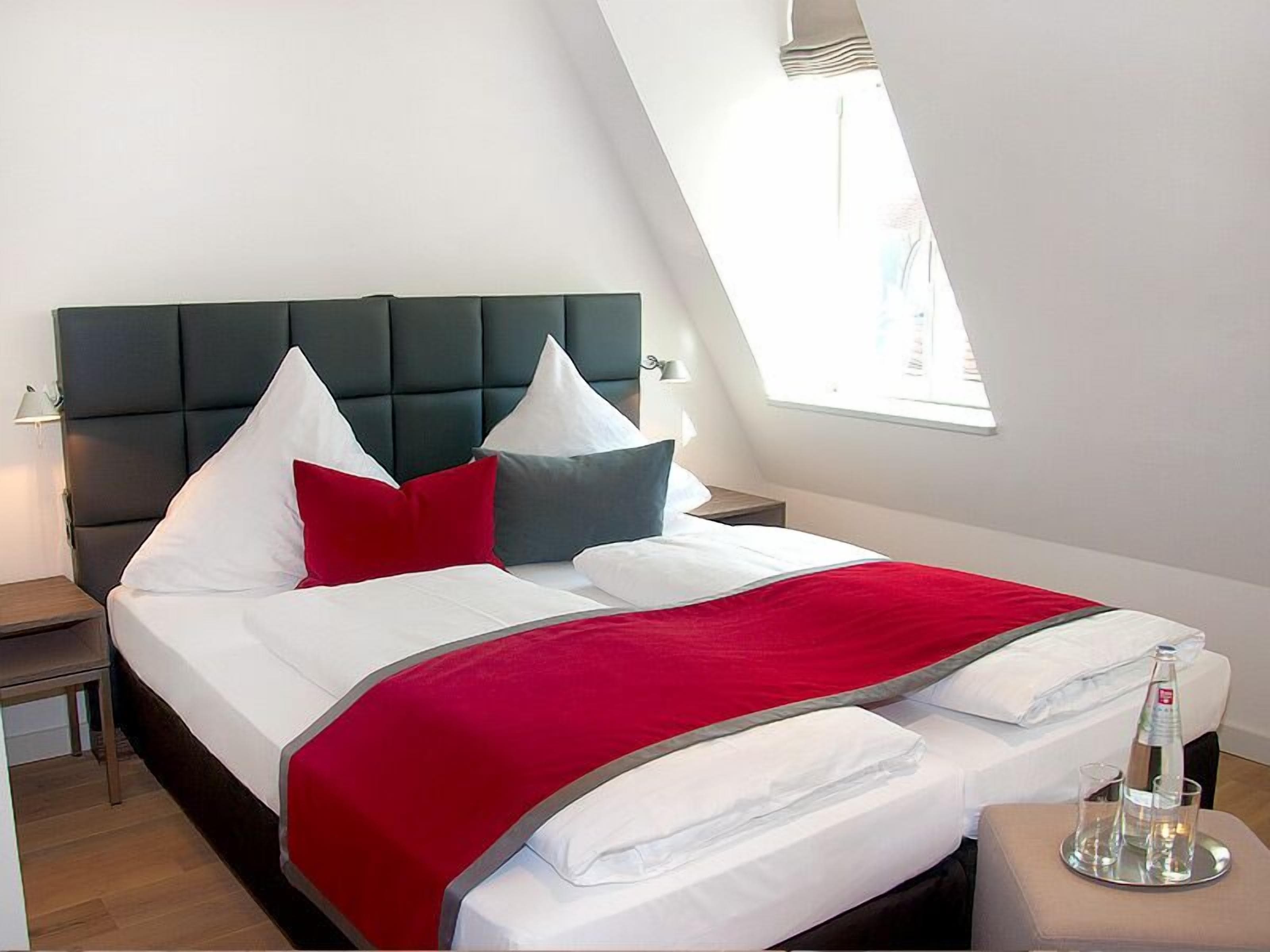 double room | premium bedding, blackout curtains, soundproofing, iron/ironing board