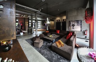 Sala de estar en el lobby