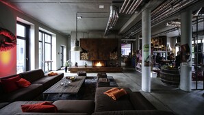 Sitteområde i lobbyen
