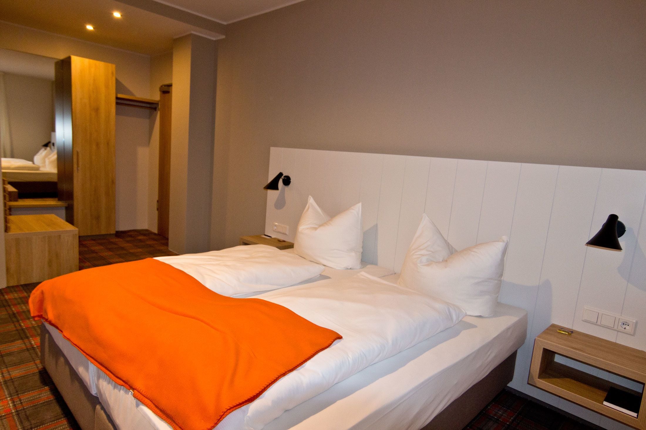 minibar, desk, blackout curtains, soundproofing