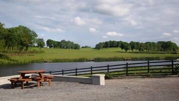 Vue depuis lâhĂ©bergement