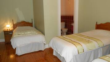 Desk, cots/infant beds, free WiFi, bed sheets