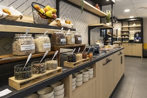 Daily buffet breakfast (EUR 18 per person)