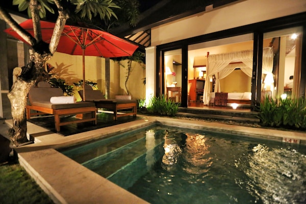 Vila Deluks, 1 kamar tidur, kolam renang pribadi, area taman | Kolam renang outdoor