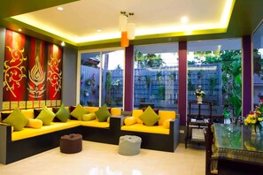 Zona de estar del vestíbulo