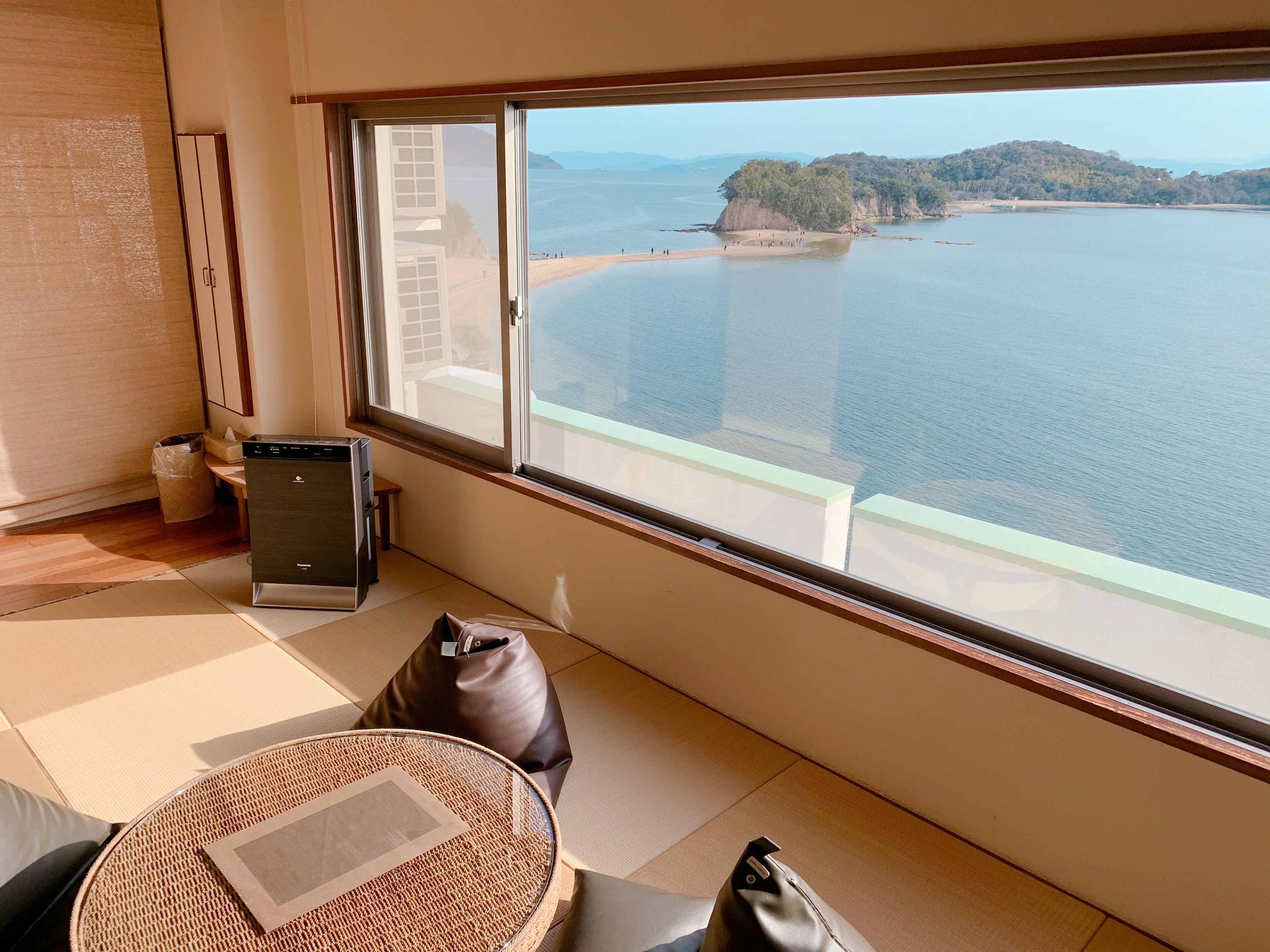 executive room with open air bath, angel road & sea view, typec  | view from room