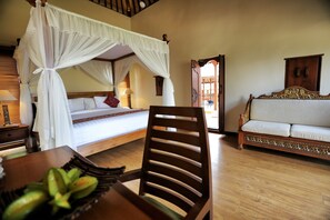 Villa, 1 chambre | Coffre-fort, bureau, accès au Wi-Fi (inclus)