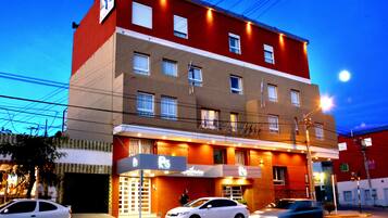 Front of property - evening/night