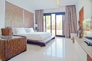 วิลล่า, 3 ห้องนอน, สระว่ายน้ำส่วนตัว | 3 ห้องนอน, เครื่องนอนระดับพรีเมียม, ตู้นิรภัยในห้องพัก