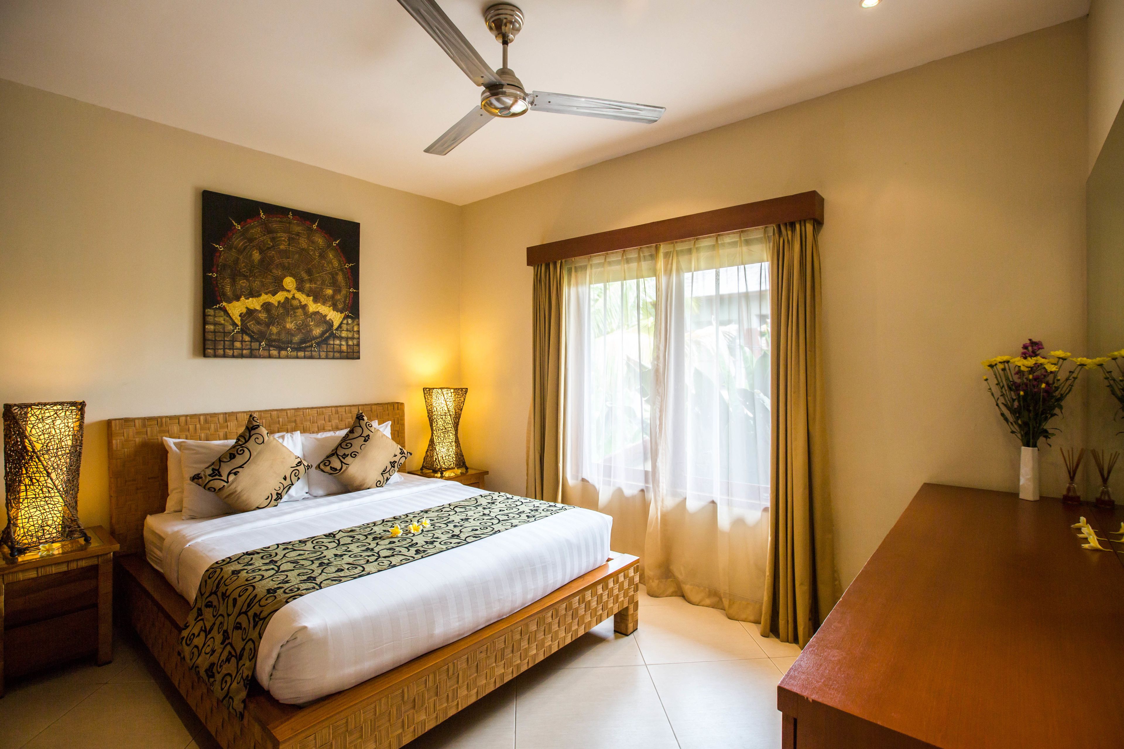 Premium bedding, down duvets, Select Comfort beds, minibar