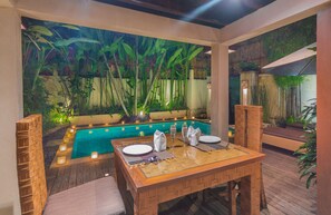 In-room dining - Villa Seriska Seminyak Bali (Seminyak)
