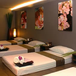 Sauna, hot tub, body treatments, aromatherapy, body wraps, body scrubs