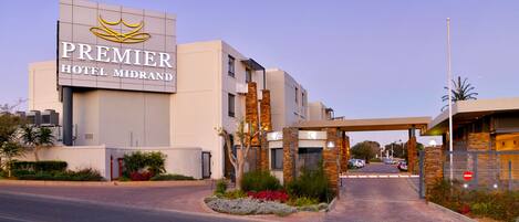 Majoituspaikan julkisivu