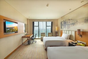 Minibar, in-room safe, desk, blackout curtains