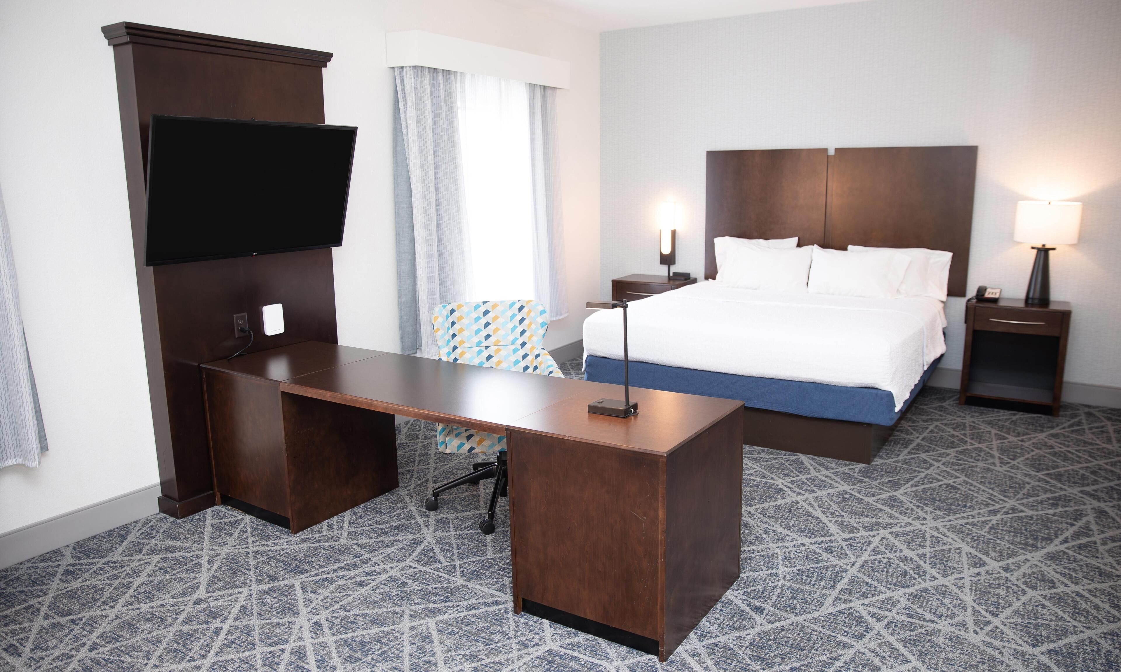 Desk, soundproofing, iron/ironing board, rollaway beds