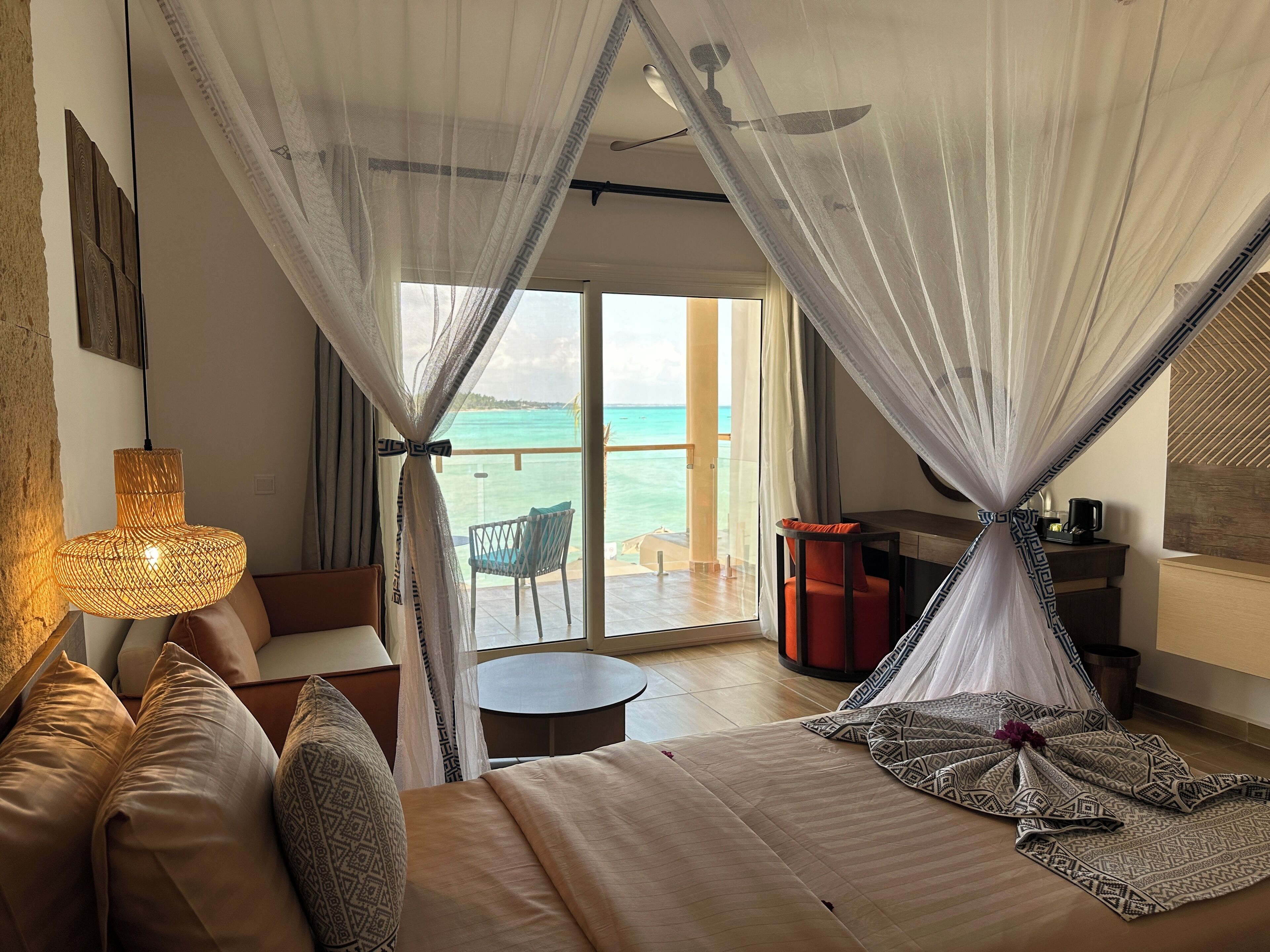 Ocean Front Room | Down duvets, memory-foam beds, in-room safe, desk