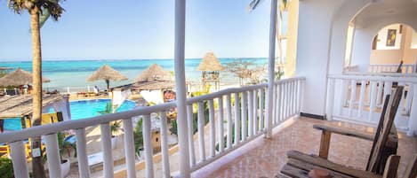 Down comforters, memory foam beds, in-room safe, desk