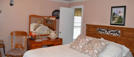 The Lighthouse, 1 Queen Bed, Ensuite Private Bathroom | Premium bedding, individually decorated, iron/ironing board, free WiFi