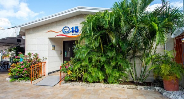 Entrada de la propiedad