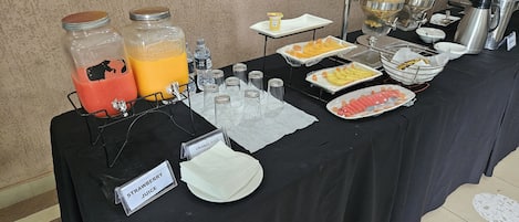 Frokostbuffé er inkludert hver dag