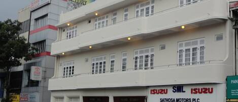 Fassade der Unterkunft