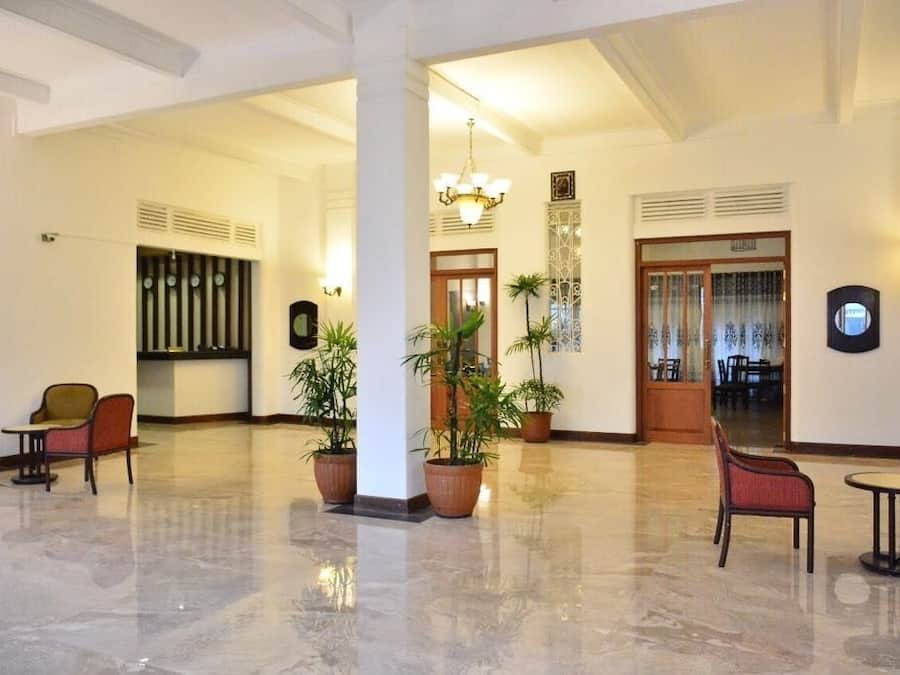 Sittområde i lobbyn