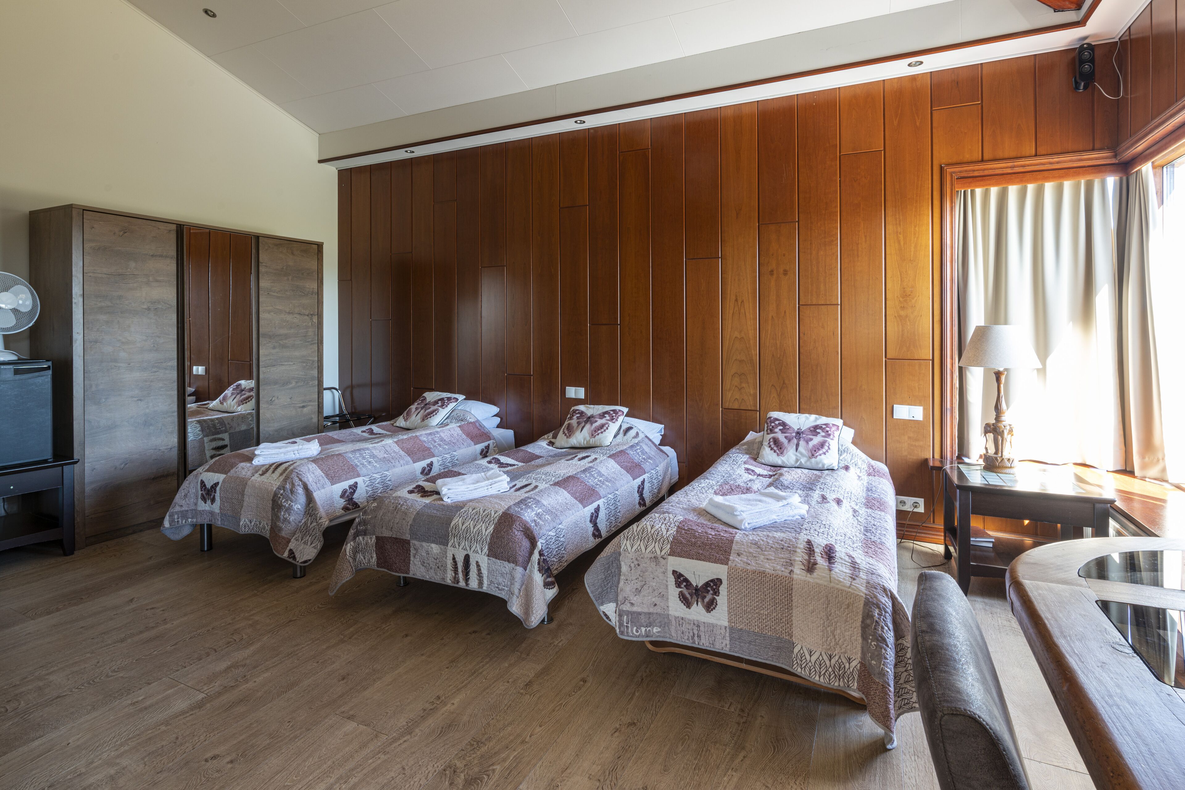 family studio suite, balcony, lake view | 1 bedroom, minibar, individually decorated, individually furnished