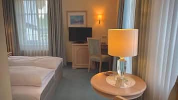 Minibar, in-room safe, desk, laptop workspace