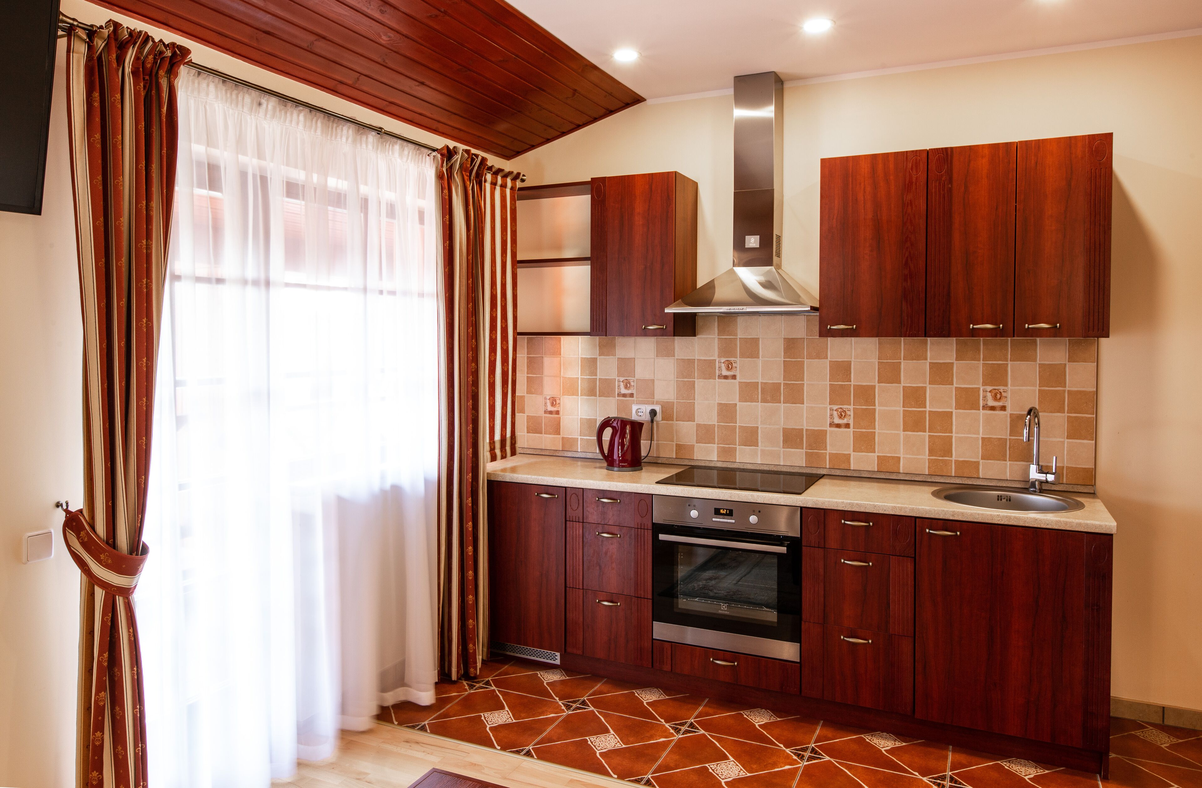 luxury apartment | private kitchen | electric kettle