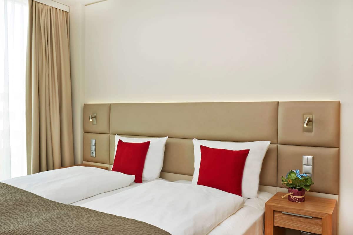 In-room safe, desk, laptop workspace, soundproofing