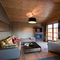 标准房, 2 间卧室 (Lodge, 4 Adults) | 客厅 | 平板电视