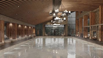 Indoor pool, outdoor pool