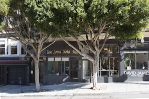 Fassade der Unterkunft