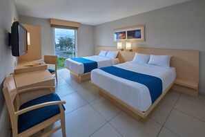 Room, 2 Double Beds | Desk, iron/ironing board, free WiFi, bed sheets