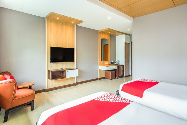 Chambre Deluxe avec lits jumeaux | Bureau, accès au Wi-Fi (inclus)