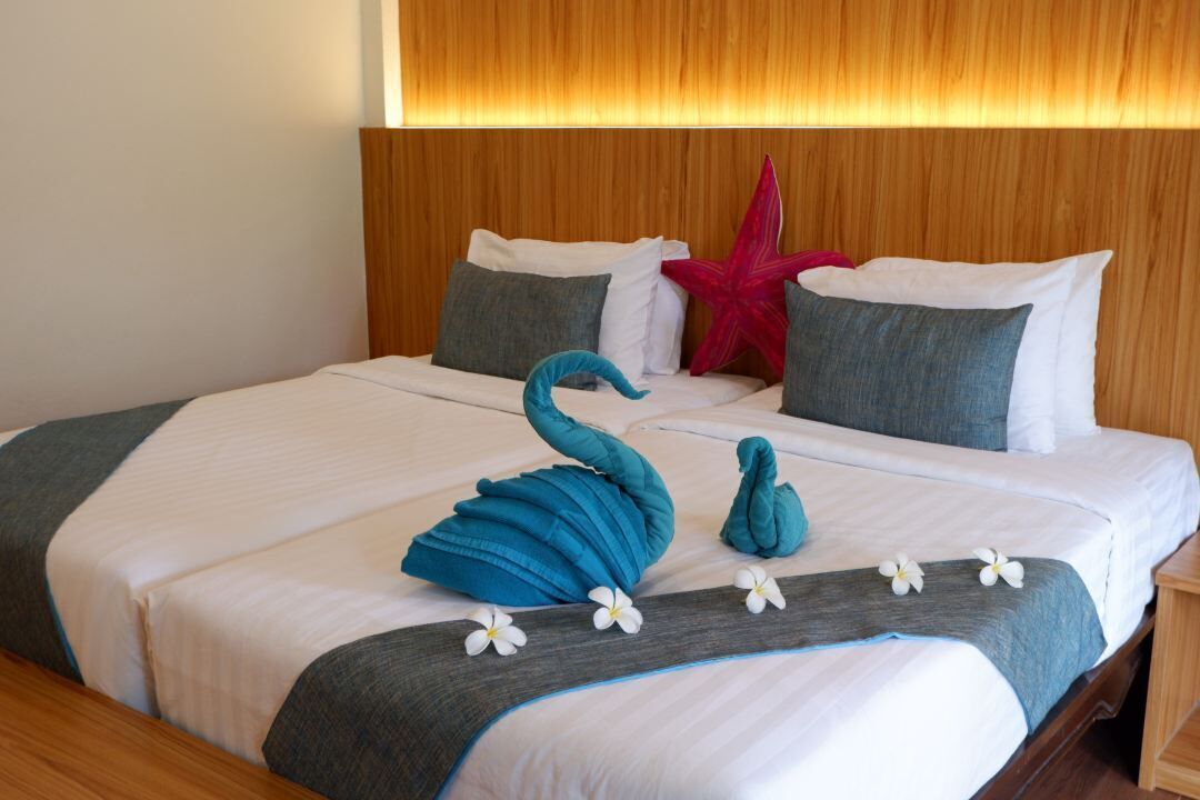 Minibar, in-room safe, desk, blackout curtains