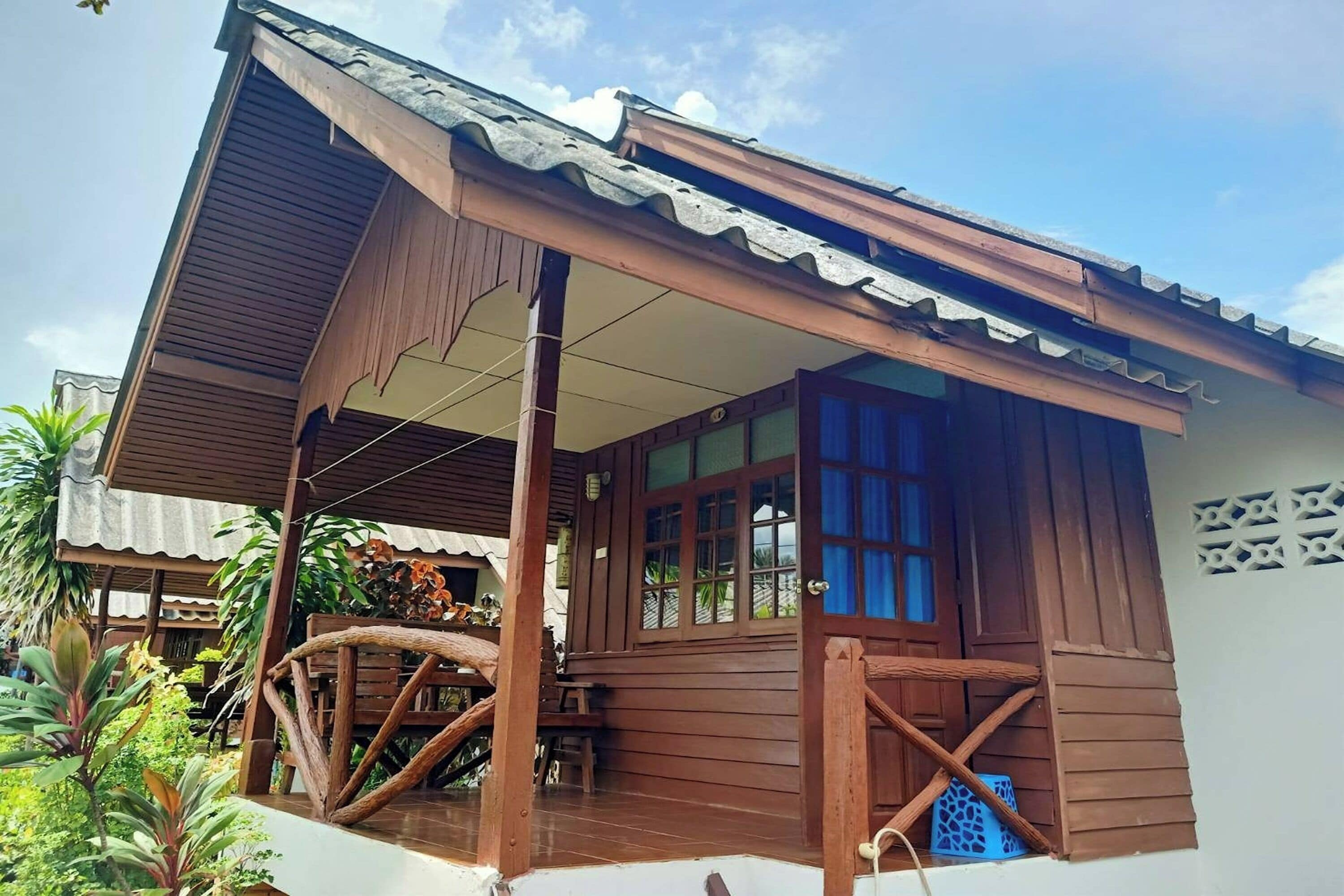 Bungalow Klasik, 1 Tempat Tidur Queen | Balkon