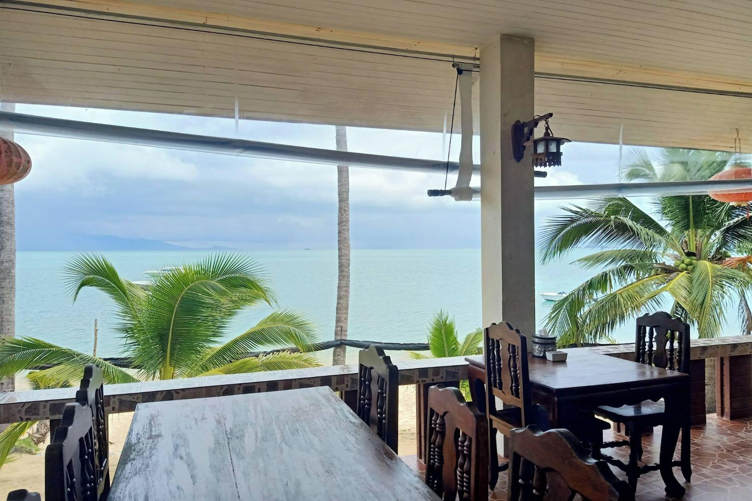 On the beach, white sand