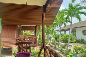 特色單棟小屋, 1 張特大雙人床 | 陽台景觀