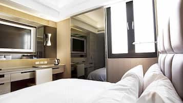 Dobbeltrom | Safe på rommet, wi-fi (inkludert) og sengetøy