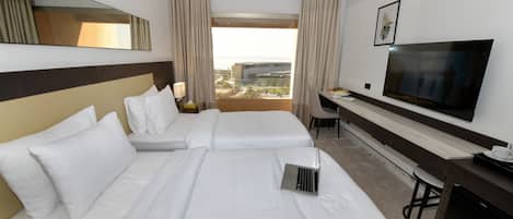 1 slaapkamer, een minibar, een kluis op de kamer
