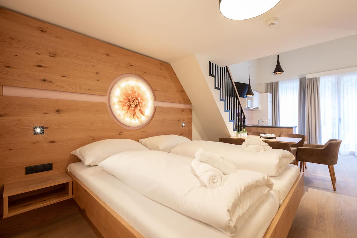 Loft Premium - 1 sovrum - lanai - intill bergen | Ljudisolering, gratis wi-fi och sÀngklÀder