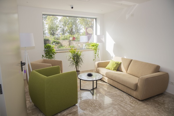 Lobby sitting area