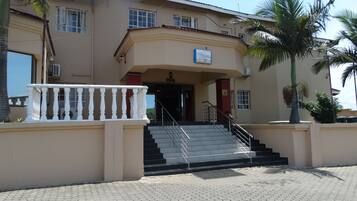 Overnatningsstedets facade