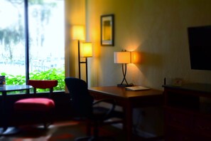 Family Suite, 1 King Bed with Sofa bed, Non Smoking | In-room business centre