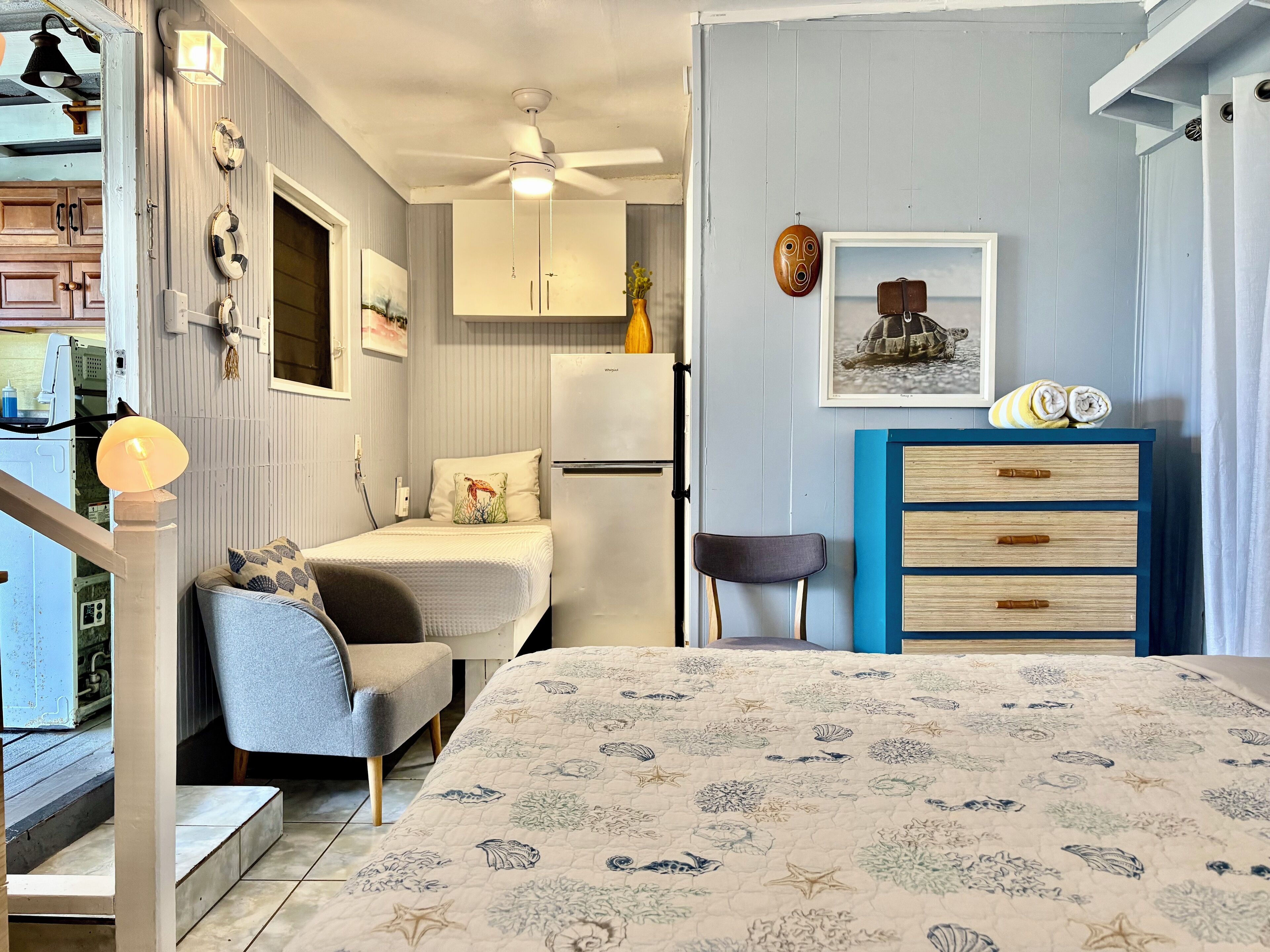 Småhus – standard, terrasse, havutsikt | Safe på rommet, individuelt dekorert og individuelt innredet