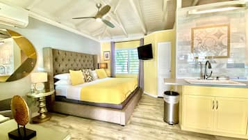 Premium Cottage, Ocean View, Beachfront | 1 bedroom, in-room safe, iron/ironing board, free WiFi