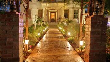 Front of property - evening/night