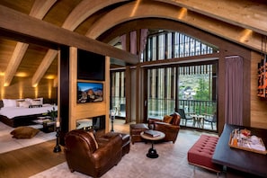 Suite (Gemsstock) | Premium bedding, down comforters, pillowtop beds, free minibar items - The Chedi Andermatt (Andermatt)