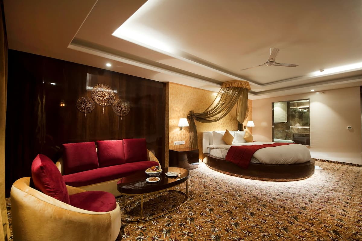 1 habitación y ropa de cama de alta calidad